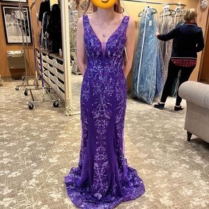 Purple Prom dress